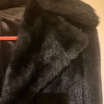 Black coat size S/36/8 like new