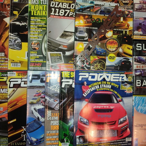 Power Techniques magazines like new, set of 12 with 4 collectible DVDs