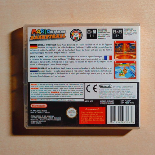 Mario Slam Basketball Nintendo DS used, sports game