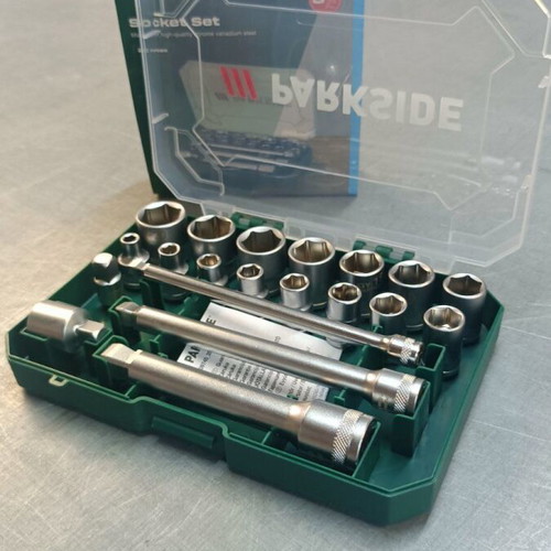 Parkside socket set 20 pieces new sealed