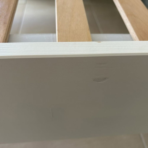 Ikea Hemnes Bed 90x200 with Nattapa Guardrail like new, pine wood