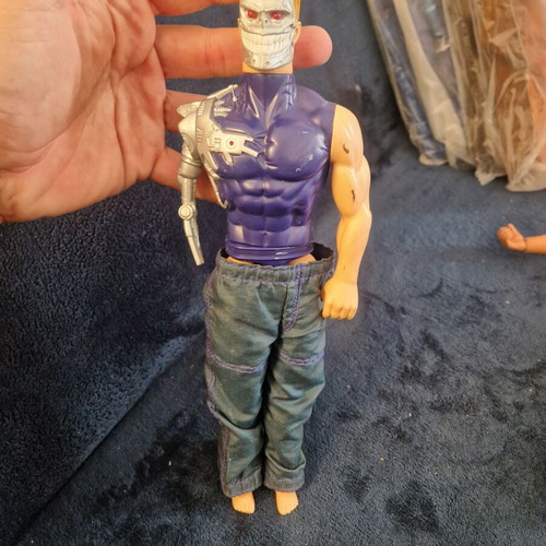 Max Steel Psycho Cyborg vintage action figure used