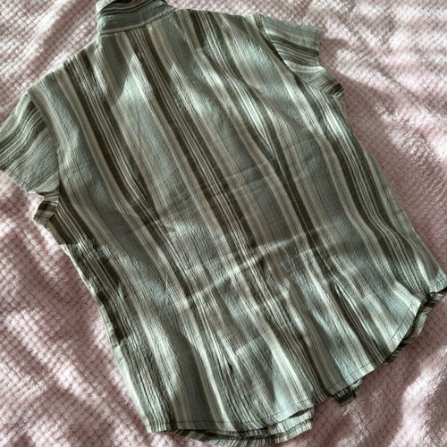 Short-sleeve pajama shirt like new, multicolor size M