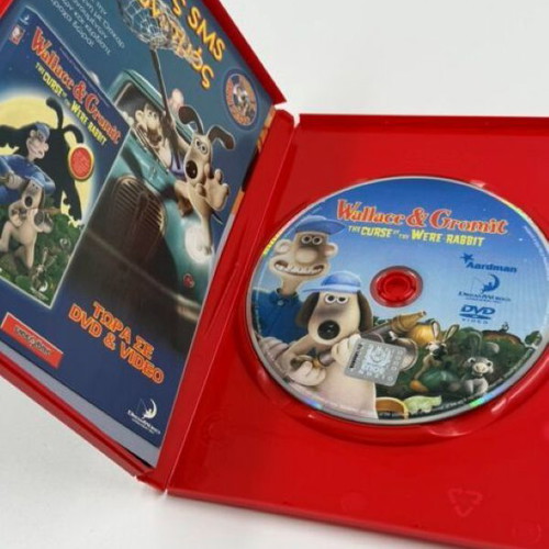 Wallace & Gromit The Curse of the Were-Rabbit DVD used with Greek subtitles