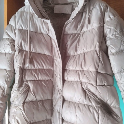 Jacket new beige size L, very warm and stylish