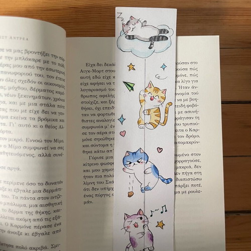 Bookmark hand-painted new