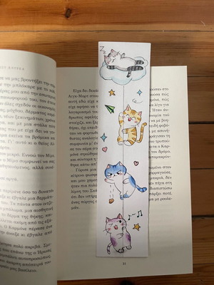 Bookmark hand-painted new