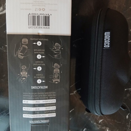 Wacaco Nanopresso manual portable espresso machine new with carrying case