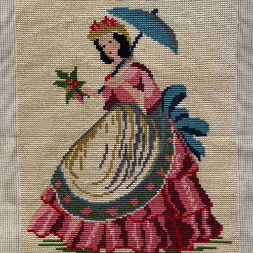 Handmade textile embroidery frame