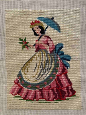 Handmade textile embroidery frame