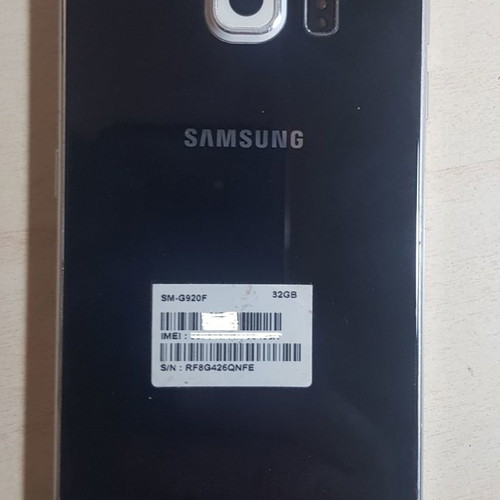 Samsung Galaxy S6 G920F battery cover used