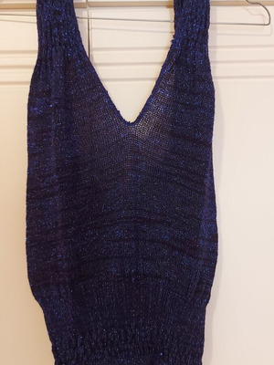 Scandalo women's blouse lurex purple small/medium like new