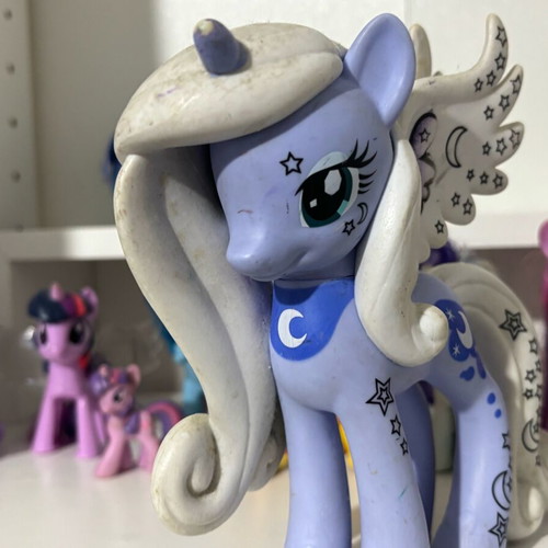 My Little Pony collection used, includes Princess Luna and plush