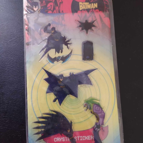 Batman stickers new, crystal