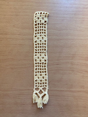 Handmade bookmark with crochet new