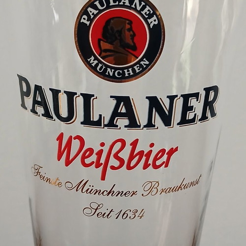 Paulaner Beer Glasses set of 2, 0.5 lt, like new