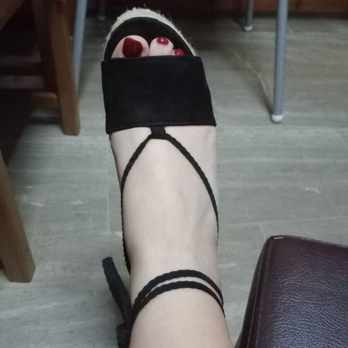 Black Bershka espadrilles size 37 like new
