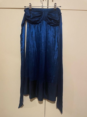 Strapless BSB dress blue nautical like new