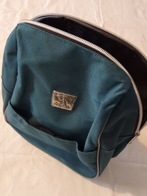 Τσάντα πλάτης Travel & Pleasure μικρή πετρόλ μεταχειρισμένη