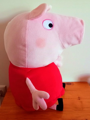 Peppa Pig plush toy large 50 cm like new