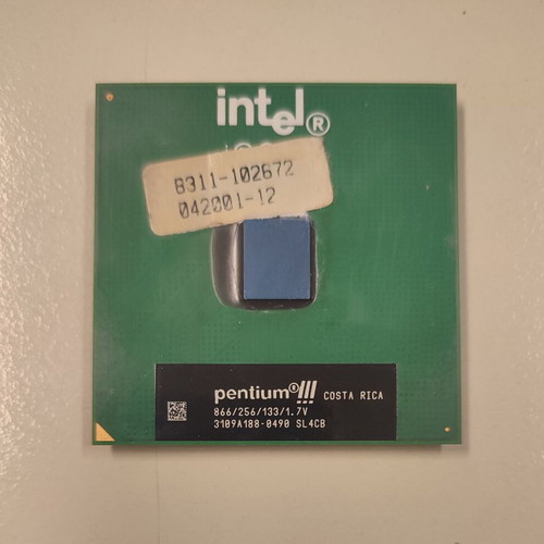 Pentium III 866/256KB/133/1.7V SL4CB Socket 370 used
