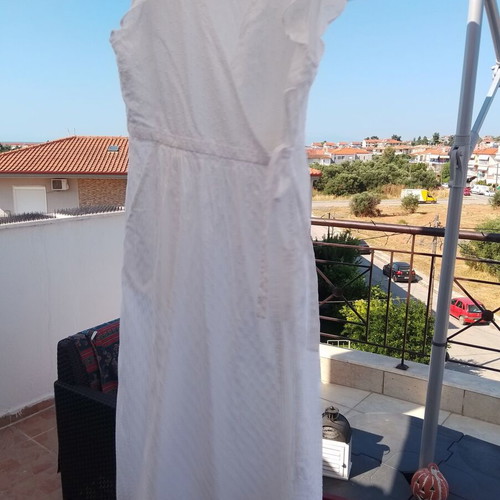 &Other Stories White Cotton Wrap Dress Like New, Size L