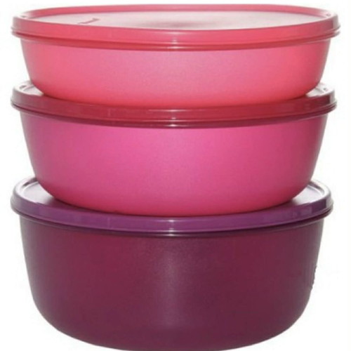 Tupperware set of three large containers new