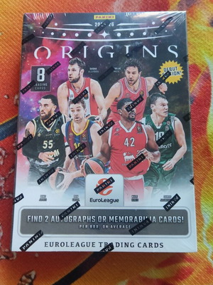 Panini Origins EuroLeague Basketball Hobby Box 2025/26 new