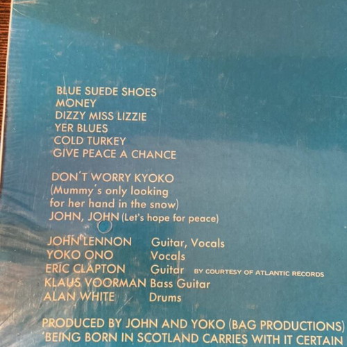 Live Peace In Toronto 1969 vinyl mint condition