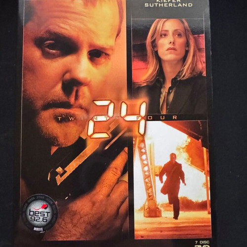 24 DVD like new, seasons 1-6 action, drama, thriller