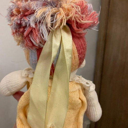 Handmade fabric doll like new