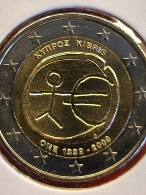 2 Euro Coin of Cyprus 2009 Uncirculated