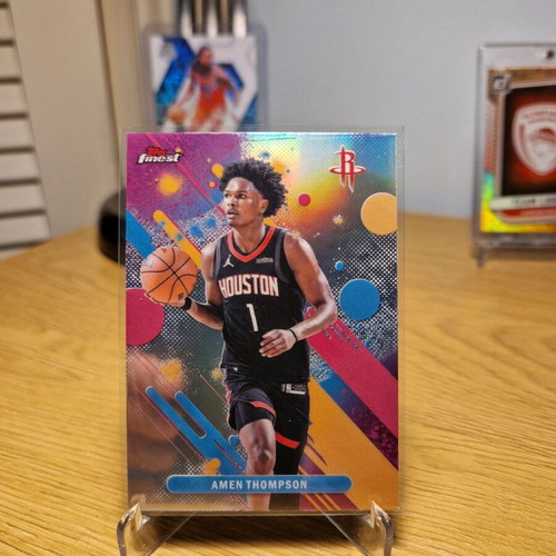 2025-26 Topps Finest Amen Thompson Common Refractor like new