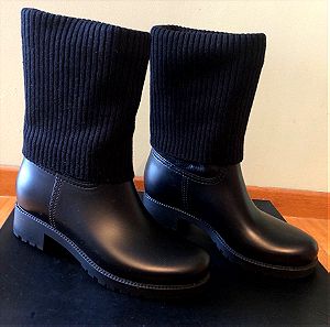 Μποτάκια μαύρο χρώμα Feng Shoe (ν38)