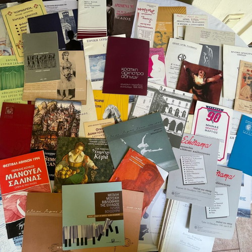 Old music event programs used