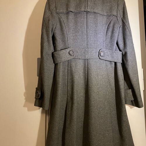 Pull&Bear coat 60% wool 40% viscose like new, gray