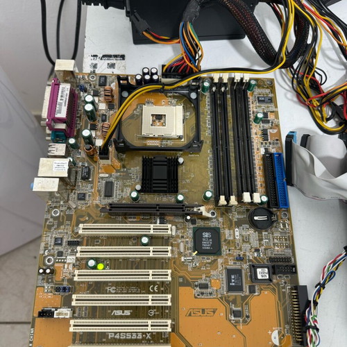 Asus P4S533-X s478 μητρική πλακέτα μεταχειρισμένη, λειτουργική αλλά θέλει recap