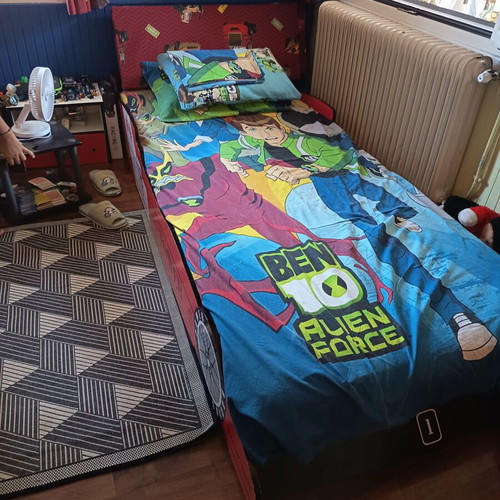 Children's bed with mattress, almost unused