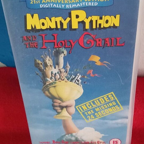 Monty Python and the Holy Grail VHS tape new
