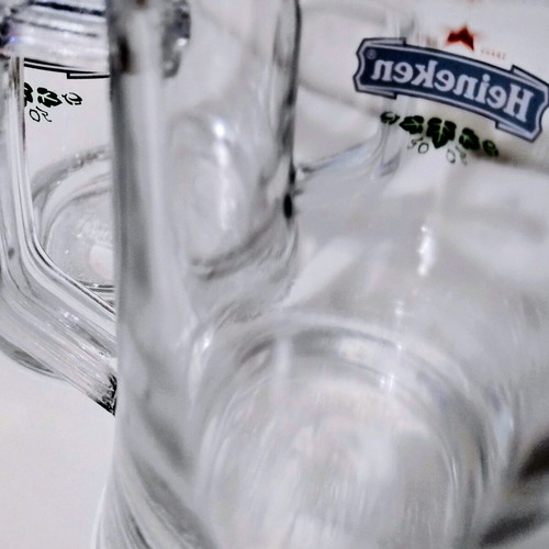 Heineken vintage collectible beer mugs set of 3, like new