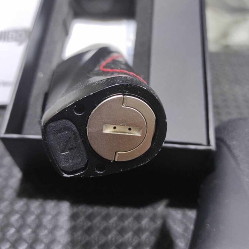 Oxva Unibox Mod 80W black metal with silicone case and leather