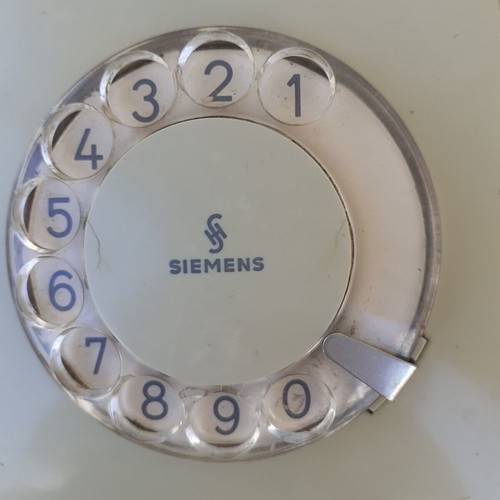 Siemens vintage telephone used, classic 70s-80s model