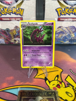 Pokemon card Scolipede σπάνια, σετ Black&White, σαν καινούργιο