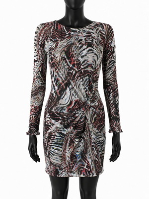 Iro mini dress used, black and red, size XS