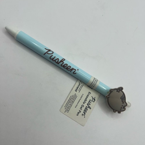 Pusheen Erasable Gel Pen new with cute topper