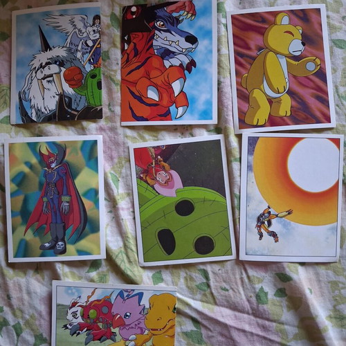 Digimon stickers 1999 Panini set
