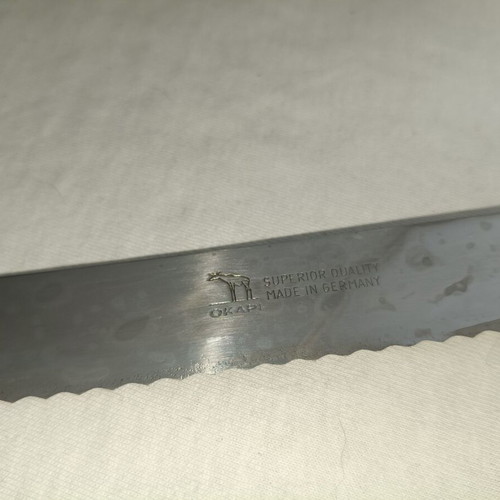 Okapi Vintage Kitchen Knife Germany 1980s unused