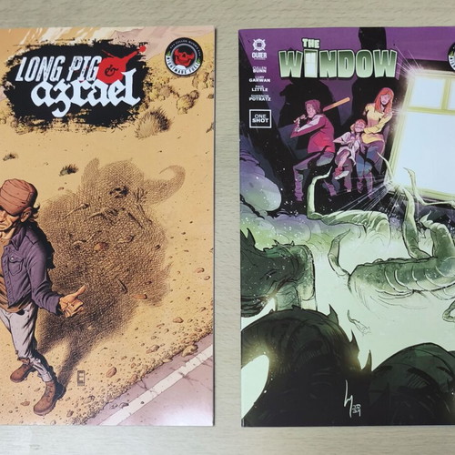 Cullen Bunn Horror Comics The Window and Long Pig & Azrael new, English