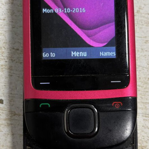 Nokia C2-05 used, red, with memory card and headphones