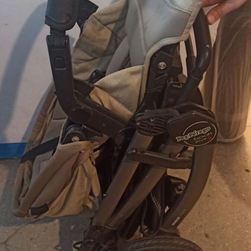 Peg Perego Book 51 stroller used with carrycot and base